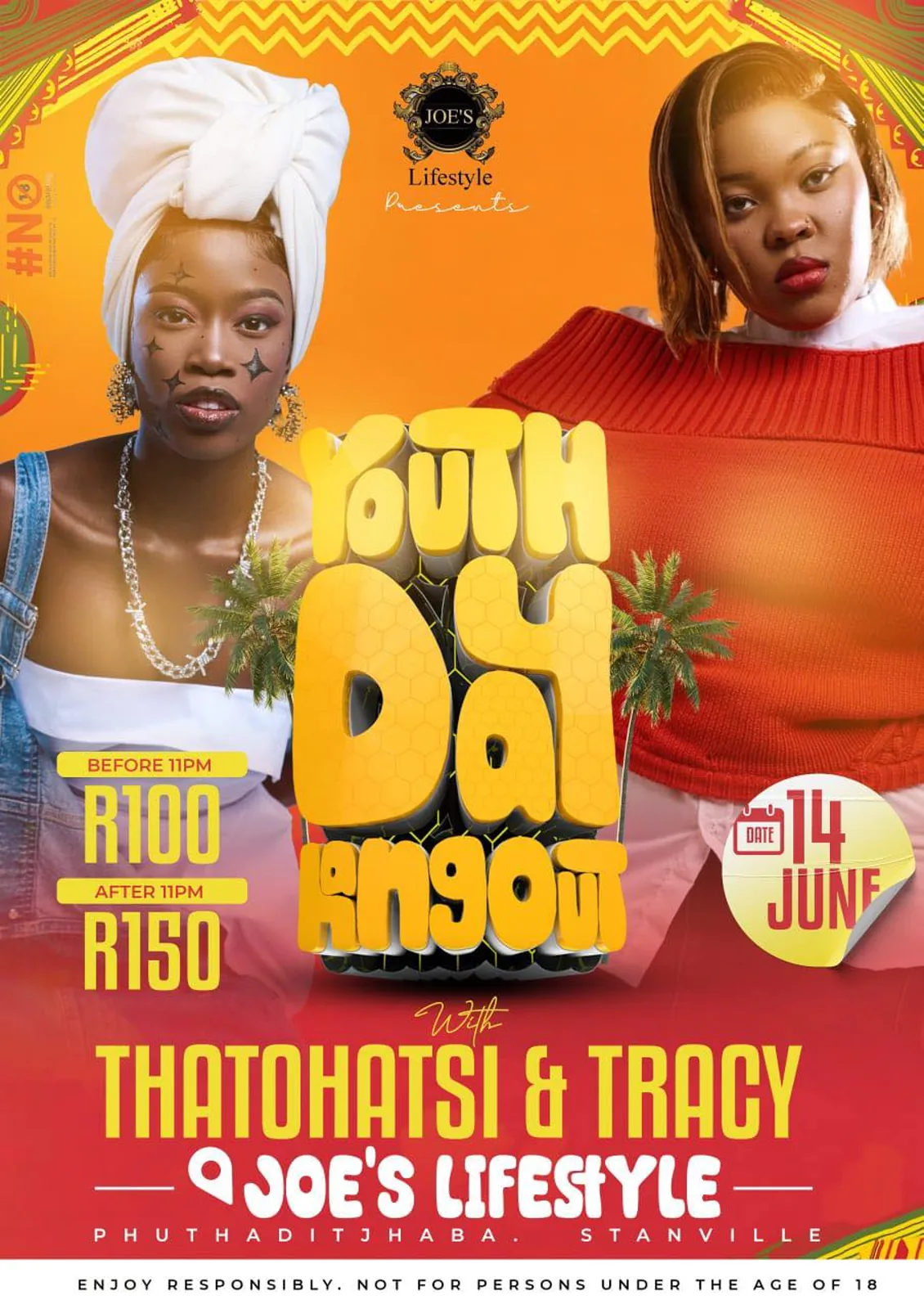 Youth Day knockout event flyer design
