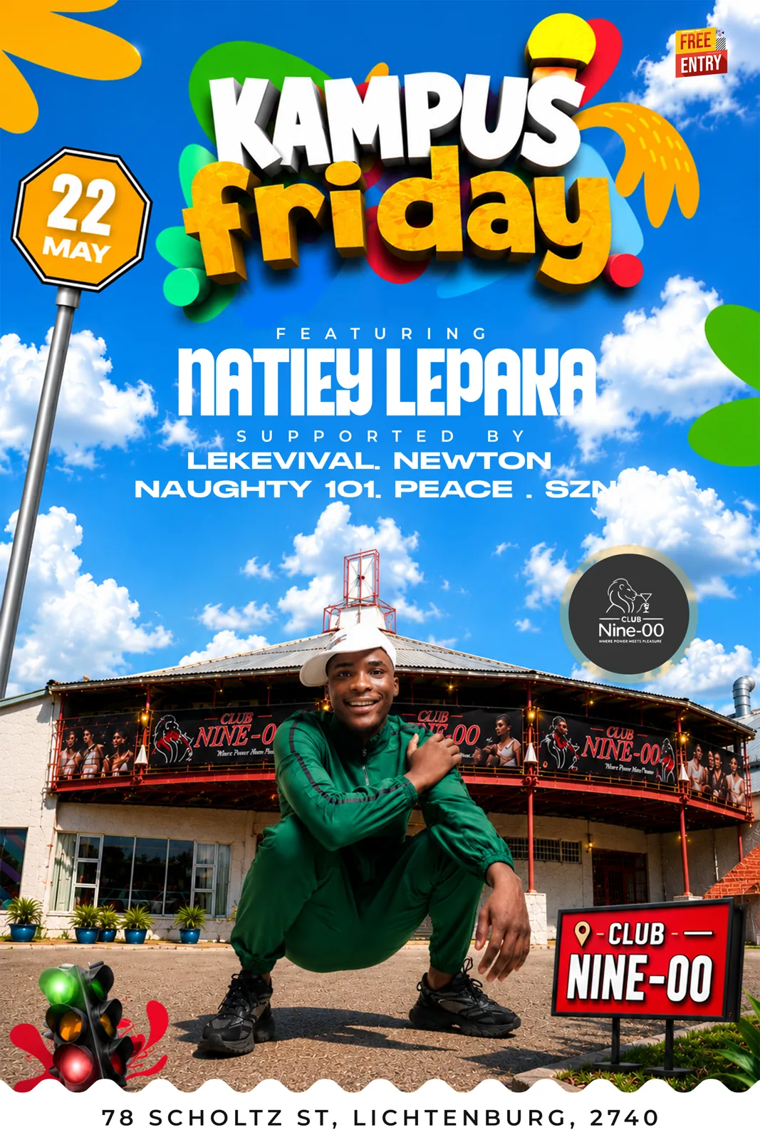 Kampus Friday event flyer design